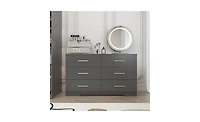 6-Drawer Dresser for Spacious and Organized Bedroom Storage