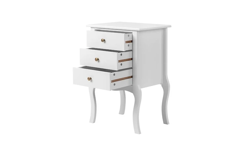 Slickblue Elegant Bedside Table for Bedroom Storage and Nightstand Organization