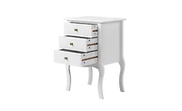 Slickblue Elegant Bedside Table for Bedroom Storage and Nightstand Organization