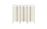 Slickblue 6-Panel Privacy Screen for Stylish Room Division and Enhanced Privacy