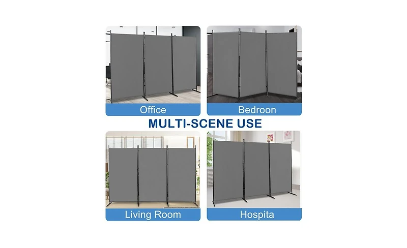 Slickblue Foldable Screen for Room Dividing, Privacy, and Home Decor