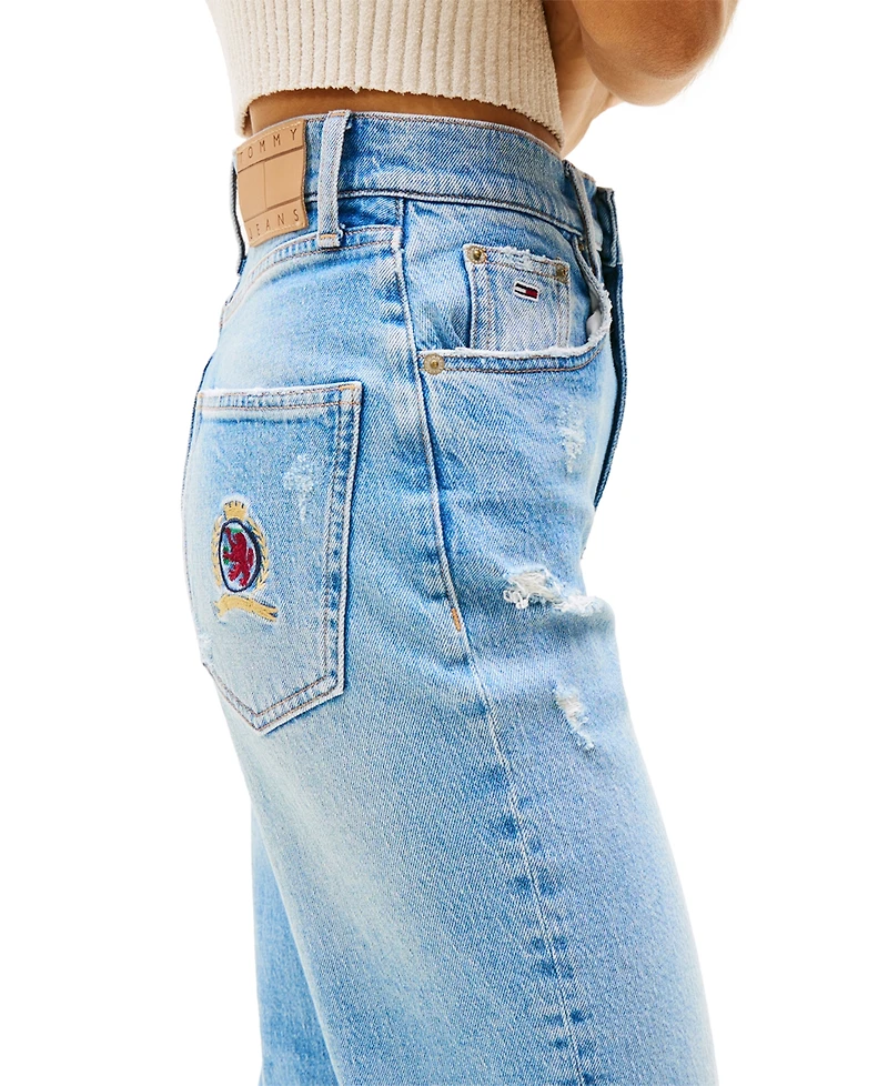 Tommy Jeans Women's Layla High-Rise Slim-Straight