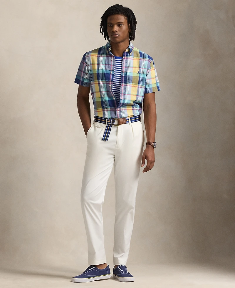 Polo Ralph Lauren Men's Classic-Fit Yarn-Dyed Plaid Cotton Oxford Button-Down Shirt