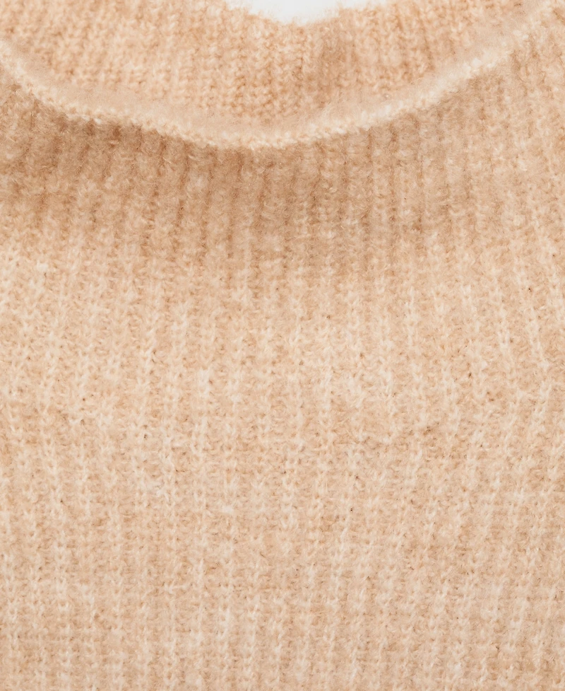 Mango Women's Perkins Neck Striped Sweater