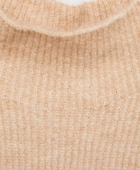 Mango Women's Perkins Neck Striped Sweater