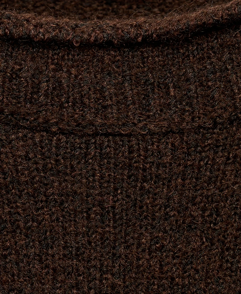 Mango Women's Cotton-Linen Round Neck Knitted Sweater