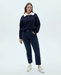 Mango Women's Crop Flared Jeans