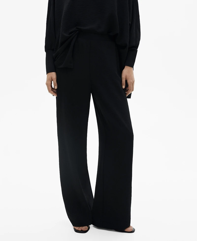 Mango Women's Straight Knitted Pants