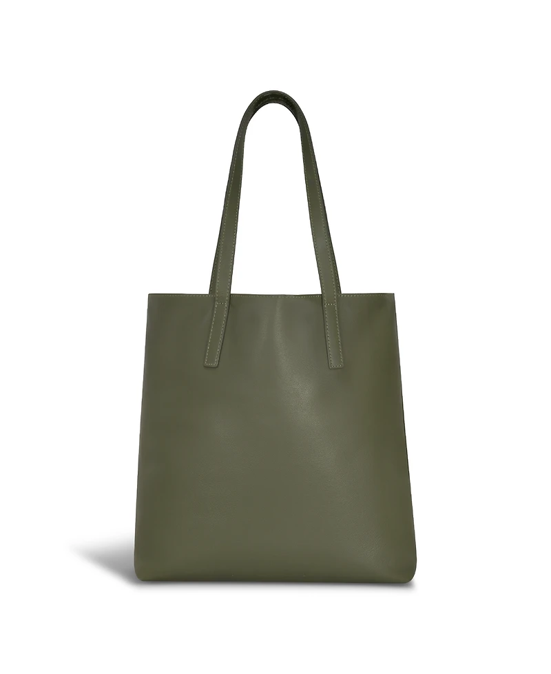 Champs Onyx Collection Leather Vertical Tote