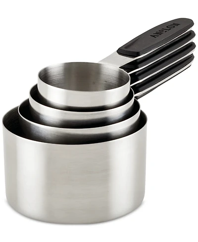 Anolon SureGrip 4 Piece Magnetic Stainless Steel Measuring Cups