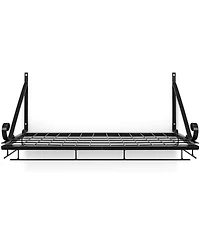 Sorbus Kitchen Wall Pot Pan Rack With 10 Hooks Black