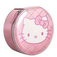Hello Kitty Round Zip Around Jewelry Travel Storage