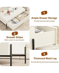 gaomon Coffee Table with Drawers