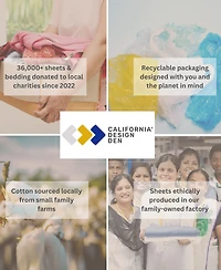 600 Thread Count Fitted Sheet Only - 100% Cotton Sateen, Fully Elasticized with Deep Pockets by California Design Den