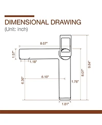 Single Hole Modern Bathroom Faucet Bathroom Sink Faucet