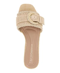 BCBGeneration Women's Camri Buckle Slide Sandals
