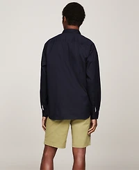Tommy Hilfiger Men's Regular-Fit Stretch Poplin Button-Down Shirt
