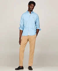 Tommy Hilfiger Men's Regular-Fit Stretch Poplin Button-Down Shirt