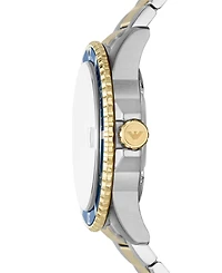 Emporio Armani Men's World Explorer Two-Tone Stainless Steel Bracelet Watch 42mm