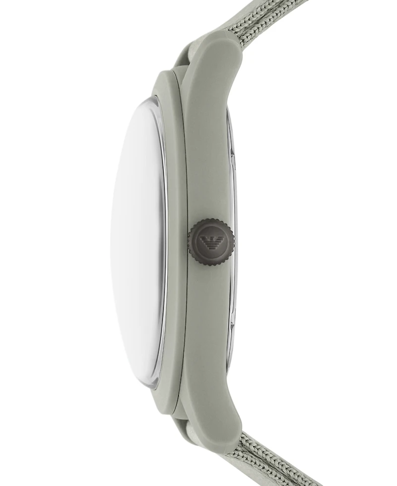 Emporio Armani Men's Tide Ocean Material Strap Watch 45mm