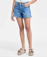 Levi's Women's Mid-Rise A-Line Denim Shorts
