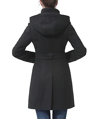 kimi + kai Women's Andie Wool Blend Hooded Coat