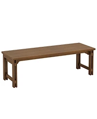 Tribesigns 78.74-Inch Conference Table, 6.56 ft Large Meeting Table with Sturdy Frame, Wood Boardroom Seminar Table for 6-8 People
