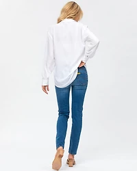 Maternity Skinny Stretch Denim & Elastic Waist Cool Girl Jeans