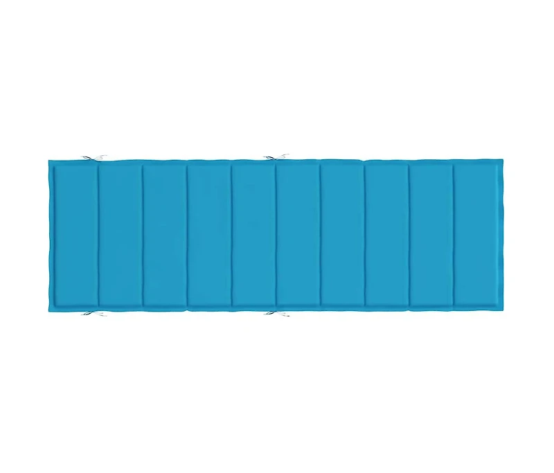 Sun Lounger Cushion Blue 73.2"x22.8"x1.6" Oxford Fabric