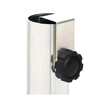 vidaXL Parasol Base Silver Steel with powder coating Compact