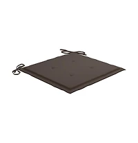 vidaXL Garden Chair Cushions 4 pcs Taupe 15.7"x15.7"x1.2" Oxford Fabric
