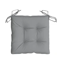 Chair Cushions 2 pcs Gray 15.7"x15.7"x2.8" Oxford Fabric