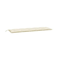 vidaXL Garden Bench Cushion Cream White 70.9"x19.7"x2.8" Oxford Fabric