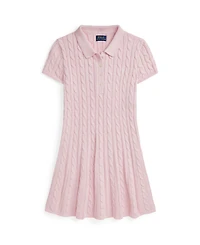 Polo Ralph Lauren Big Girls Cable-Knit Cotton Sweater Dress