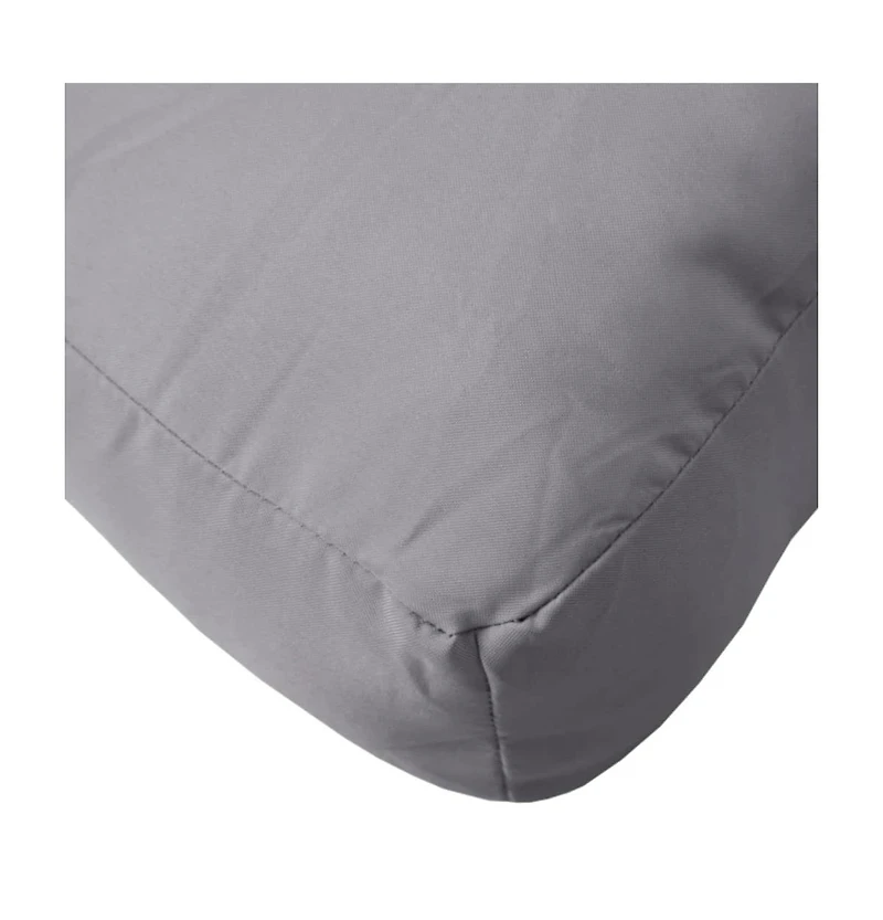 Pallet Cushion Gray 19.7"x15.7"x4.7" Fabric