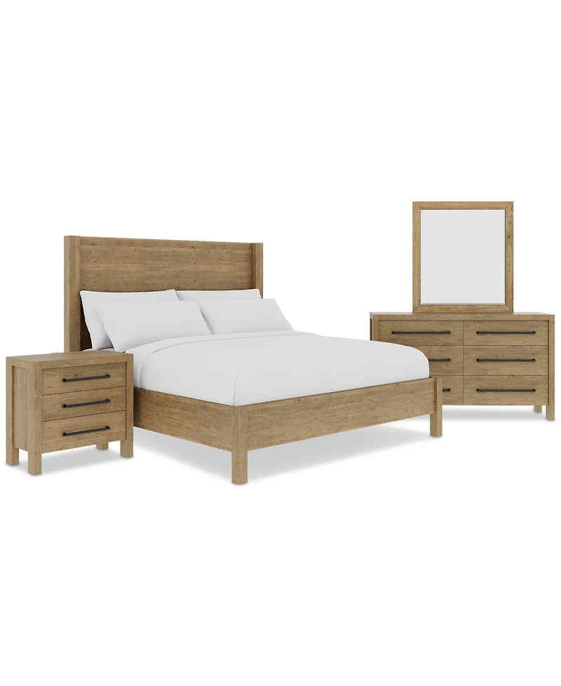 Davie 3-Pc. King Set (Panel Bed