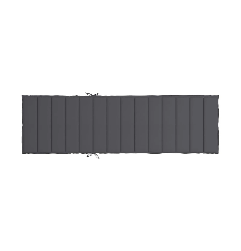 Sun Lounger Cushion Anthracite 78.7"x19.7"x1.2" Oxford Fabric