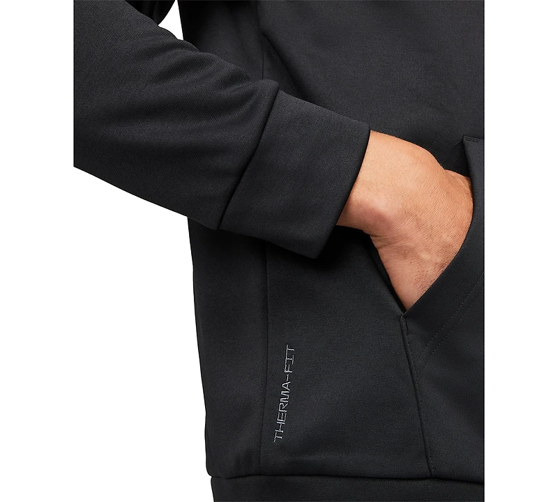 Nike Men's Therma-fit Full-Zip Logo Hoodie