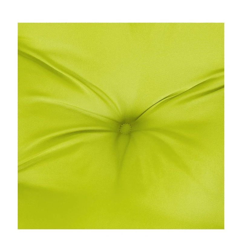 Chair Cushions 4 pcs Bright Green 19.7"x19.7"x2.8" Oxford Fabric