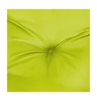 Chair Cushions 4 pcs Bright Green 19.7"x19.7"x2.8" Oxford Fabric