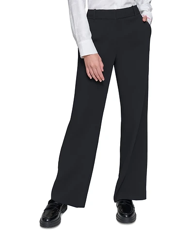 Karl Lagerfeld Paris Women's Bootcut High-Rise Pants