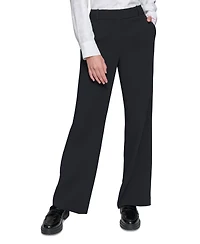 Karl Lagerfeld Paris Women's Bootcut High-Rise Pants