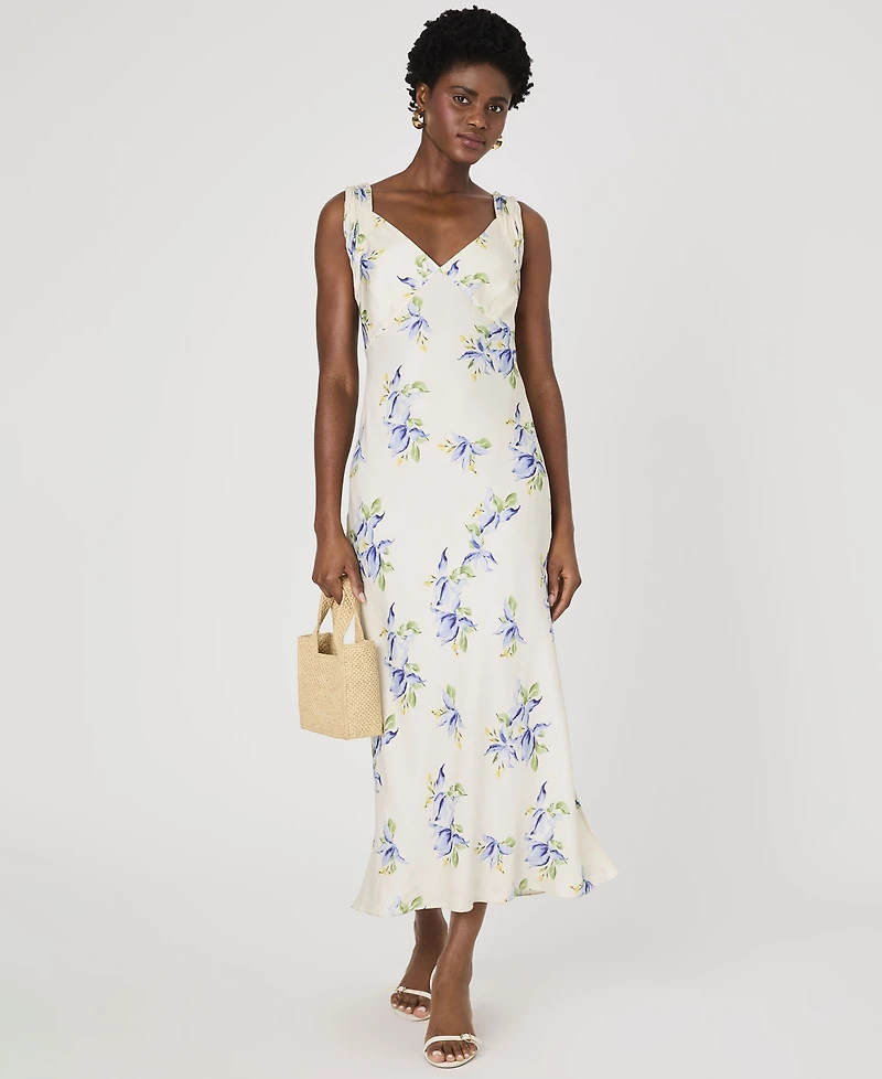 French Connection Women's Ennis Satin Sheath Dress