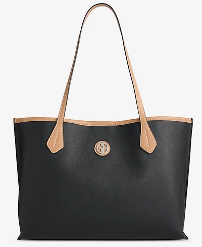 Giani Bernini Saffiano Pinched Extra-Large Tote, Exclusively at Macy's