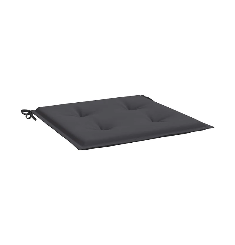 Garden Chair Cushions 4 pcs Anthracite 15.7"x15.7"x1.6" Oxford Fabric