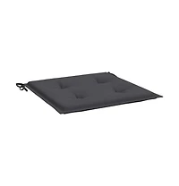 Garden Chair Cushions 4 pcs Anthracite 15.7"x15.7"x1.6" Oxford Fabric
