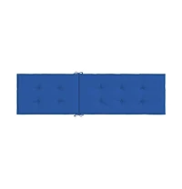 vidaXL Deck Chair Cushion Royal Blue (29.5"+41.3")x19.7"x1.6"