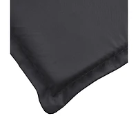 Sun Lounger Cushion Black 78.7"x19.7"x1.2" Oxford Fabric