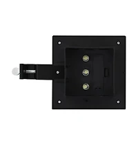 Outdoor Solar Lamps 6 pcs Led Square 4.7" Black