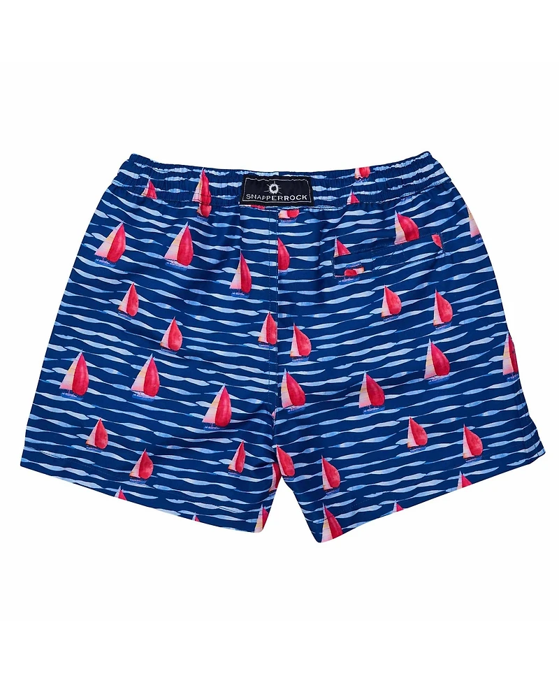 Snapper Rock Big Boys Sailboat Swim Short